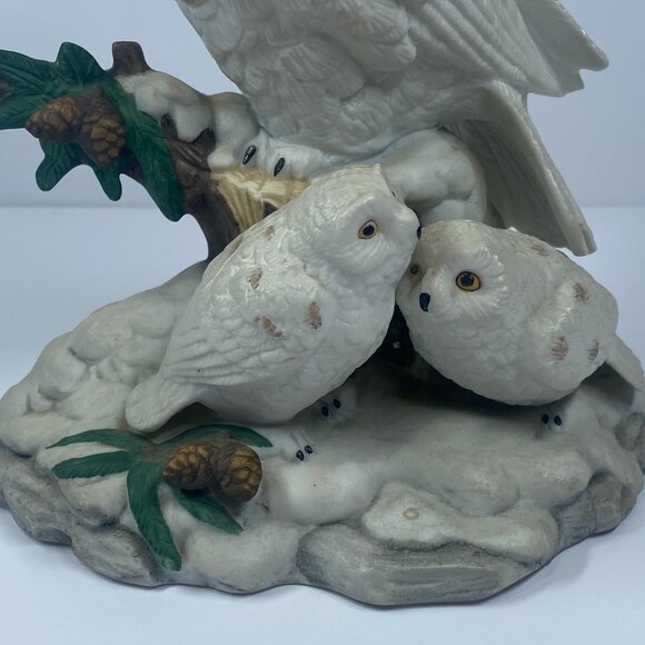 Vintage Giftcraft Owl Statue 6 Inches Tall - Picture 3 of 7